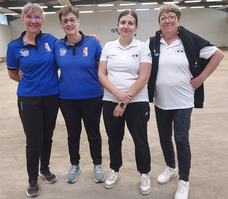 Les Sablaises Finalistes au Régional Doubles F4