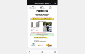 concours à Poitiers