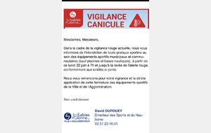 le club fermé pendant la canicule