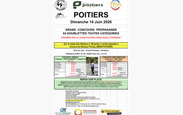 affiche 64 D. Poitiers 14 juin 2026