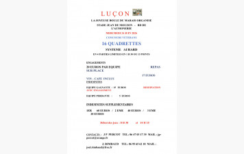 concours Vétérans Luçon 24 juin
