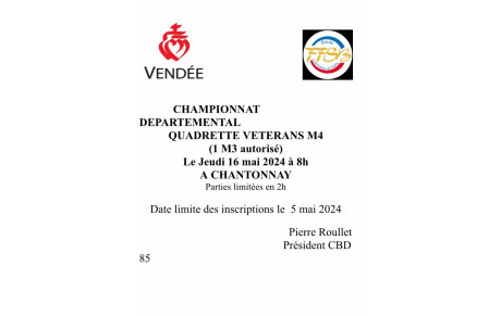 départemental vétérans Chantonnay