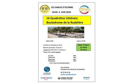 16 Quadrettes Vétérans aux Sables